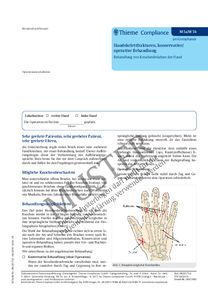 Patientenaufklärungsbögen, 50 St - Handskelettfrakturen, konservative/operative Behandlung