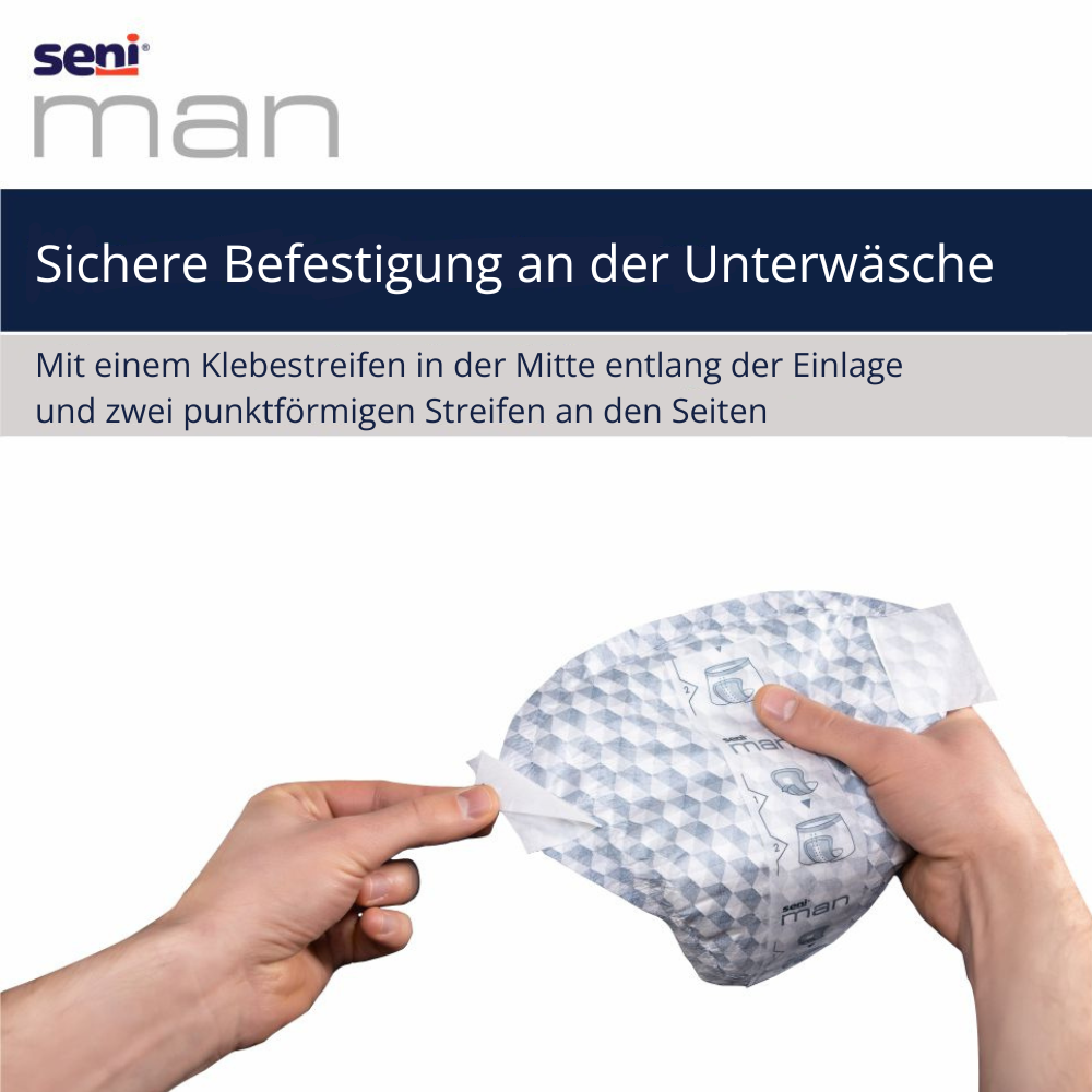 Seni Man Extra Level 3 Inkontinenzeinlage - für Männer, leichte bis mittlere Inkontinenz