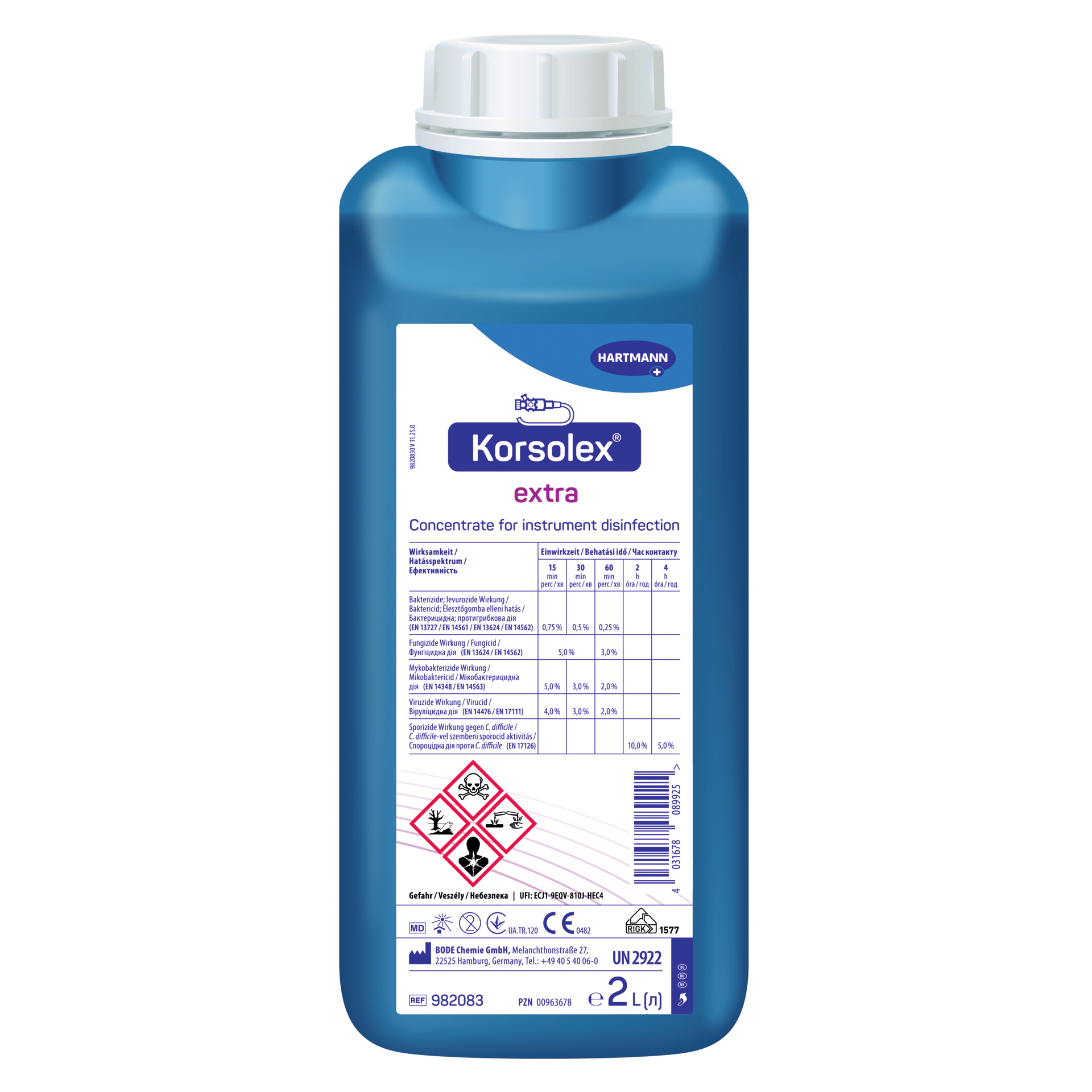 Hartmann Korsolex extra - Aldehydisches Desinfektionsmittel