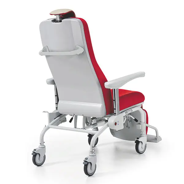 Comfort Transportstuhl - Ruhesessel Vario EG - Teilelektrisch, Fahrbar, Inkl. Fußstützen