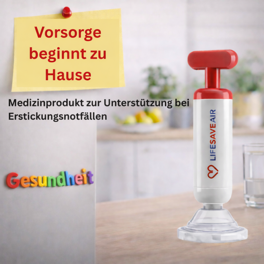 Jespira LifeSaveAir - Medizinische Rettungspumpe für Erstickungsnotfälle
