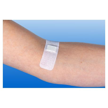 Rudablock Dialysepflaster, steril - weiß, 2,5 x 8,5 cm
