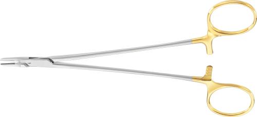RYDER DUROGRIP Nadelhalter, gerade - 17,5 cm, Maul mit Teilung 0,4 mm