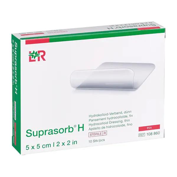 Suprasorb H Hydrokolloid Verband Dünn - Heilungsfördernd, Autolysefördernd, 10 Stück