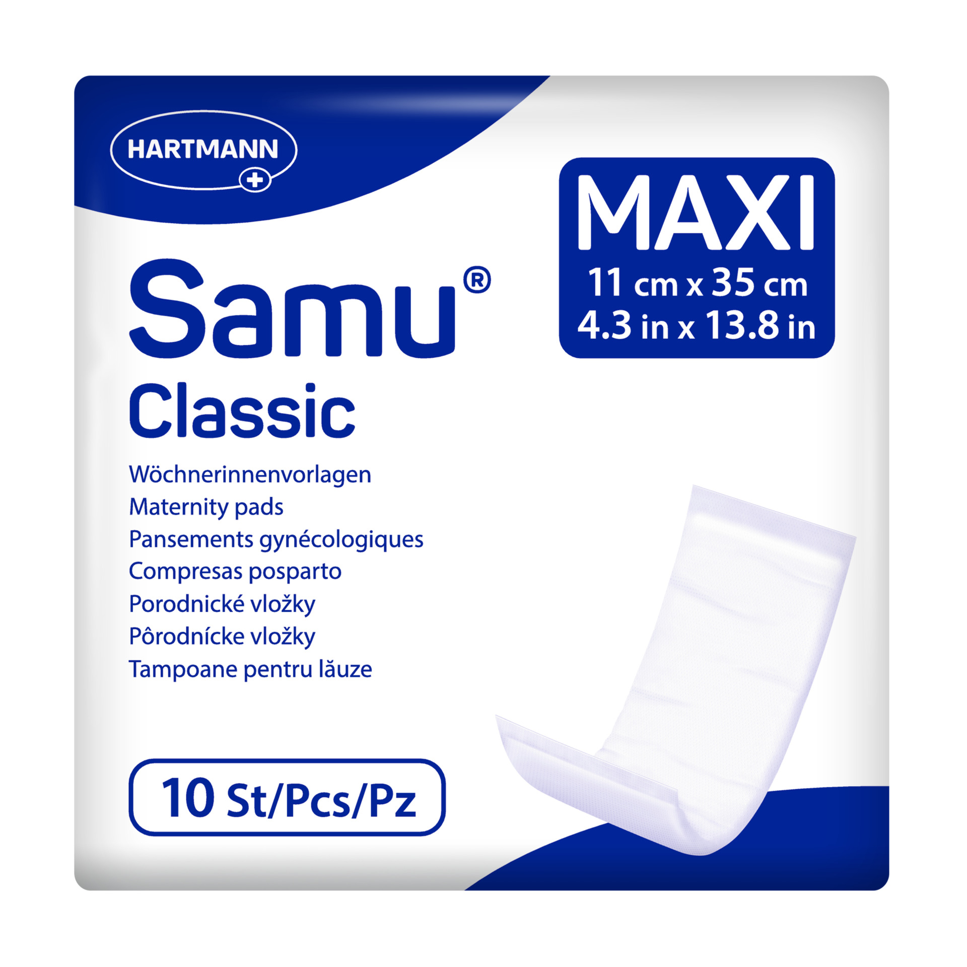 Hartmann Samu Classic - Wöchnerinnen-Vorlagen für sicheren Schutz