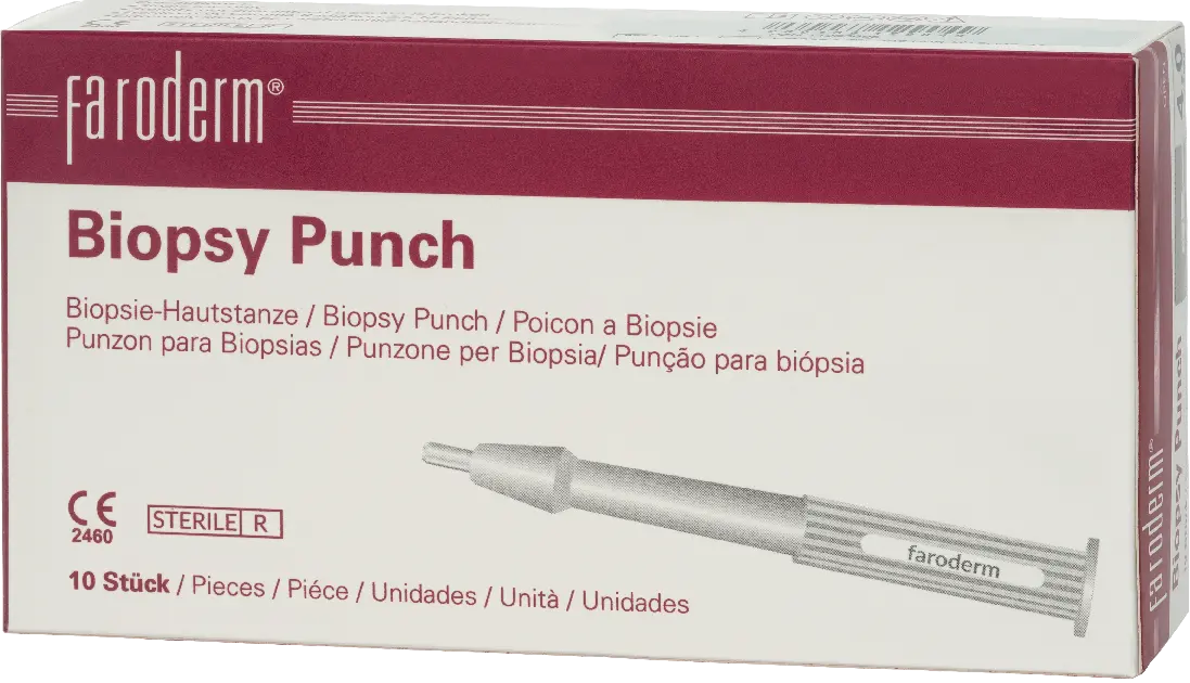 Faroderm Biopsy Punch - Hautstanze mit extrem scharfer Edelstahlschneide