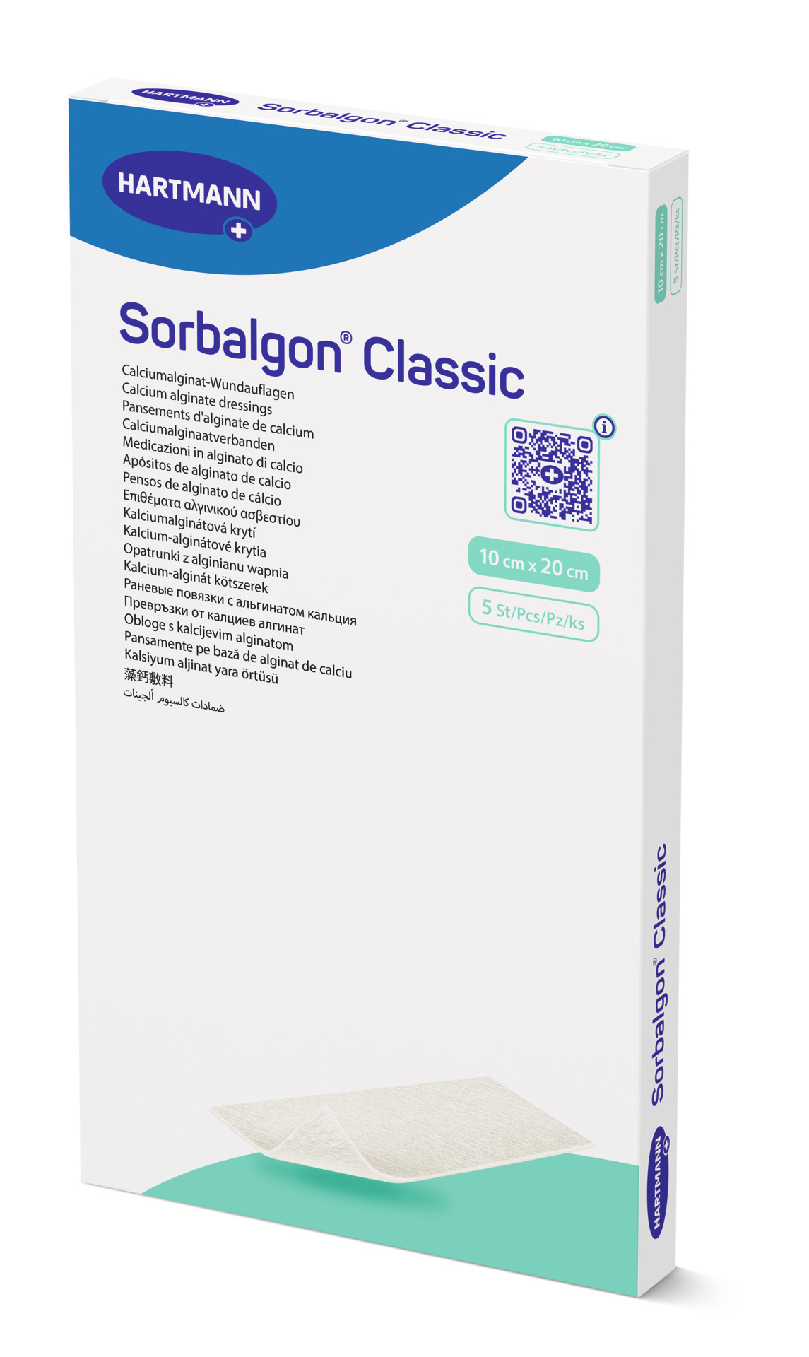 Hartmann Sorbalgon Classic - Calciumalginat-Kompresse aus natürlich gewonnenen Fasern