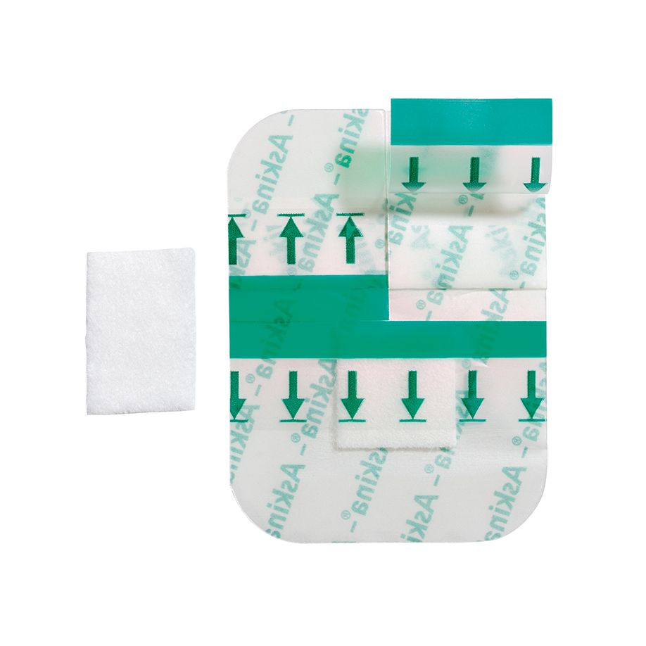Askina soft clear I.V. Fixierverband, steril - 6 x 8 cm für Venenverweilkanülen