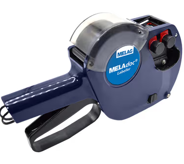 MELAdoc Labeller für Sterilisierverpackungen - inkl. Farbwalze und 1 Rolle à 500 Etiketten