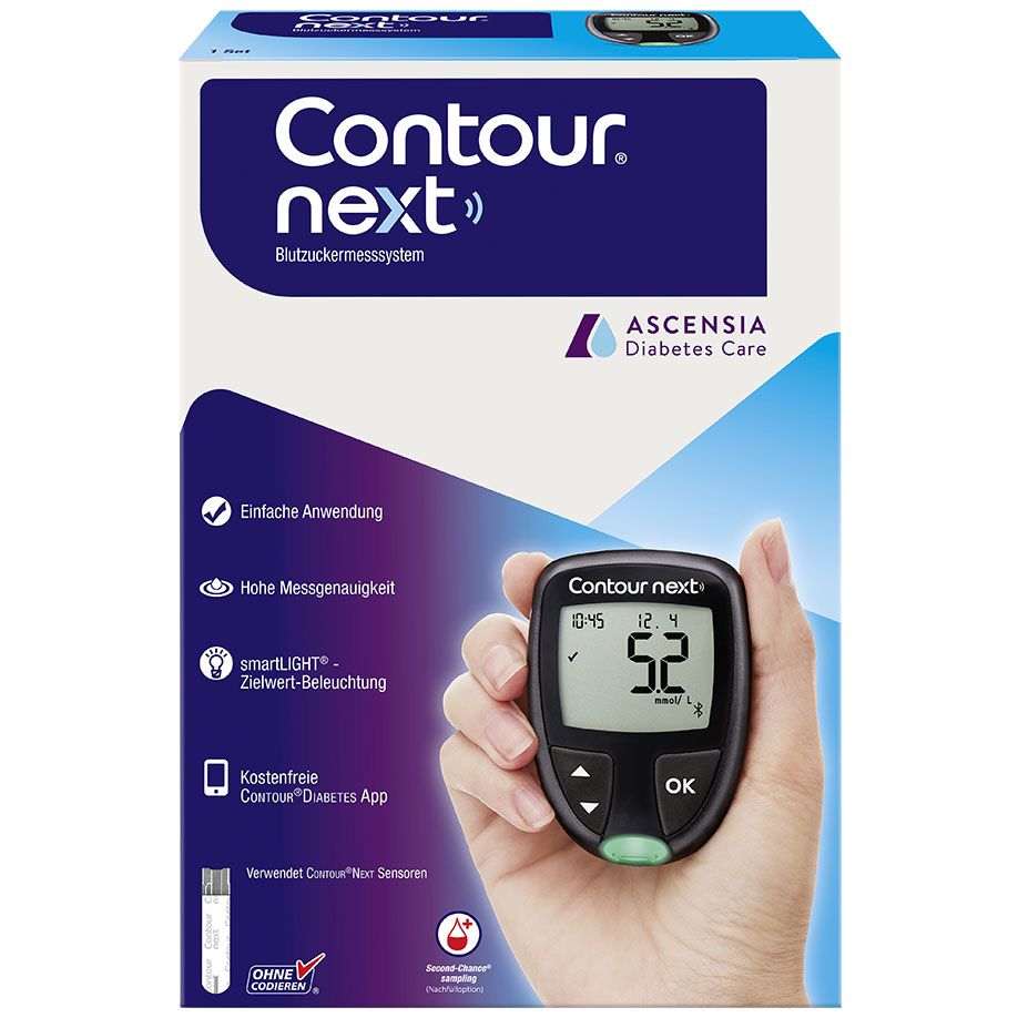 Ascensia Contour Next Set - Blutzuckermessgerät