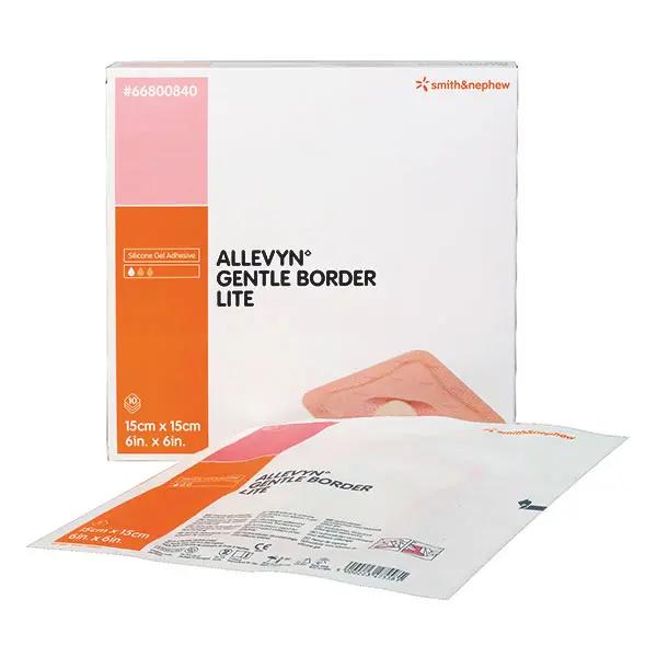 Allevyn Gentle Border Lite - Hochflexibler Wundverband mit Silikon-Gel-Beschichtung