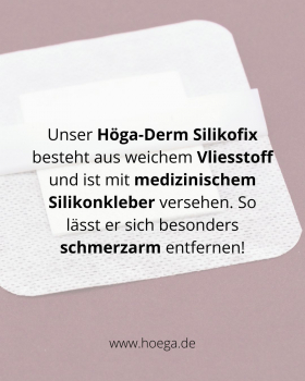 HÖGA-DERM Silikofix Skin Color - Hautfarbener steriler Wundverband, Ø 3 cm