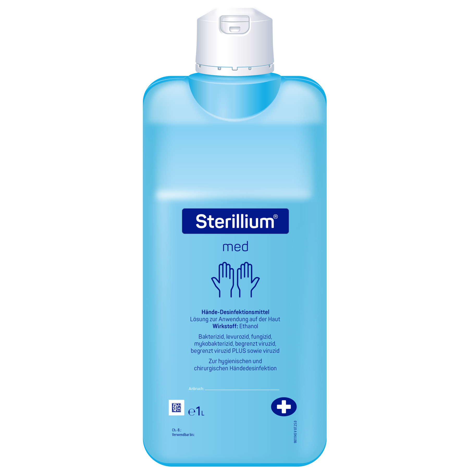 Hartmann Sterillium med - Ethanolisches Präparat ohne Farb- und Parfümstoffe