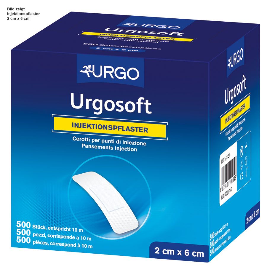 Urgosoft Injektionspflaster - Zur Abdeckung der Einstichstelle für empfindliche Haut