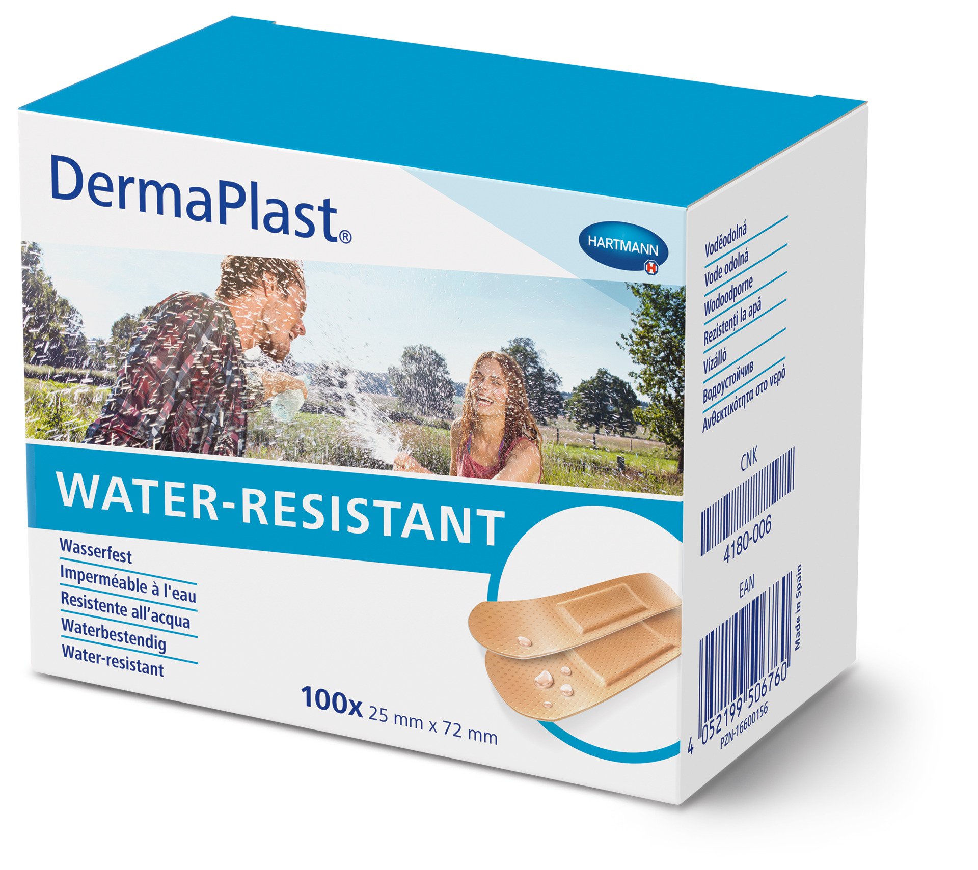 Hartmann DermaPlast Water Resistant Pflasterstrips - wasserdichte Pflaster