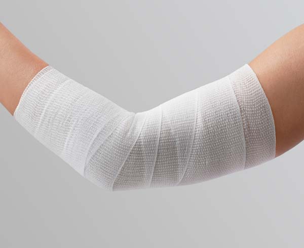 Raucolast - Elastische Fixierbinde zur Ruhigstellung von Körperteilen, Fixierung Verbände