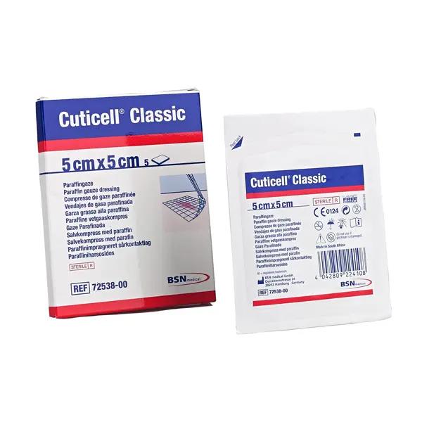 Cuticell Classic BSN - Sterile Salbenkompresse mit Weichparaffin imprägniert, latexfrei
