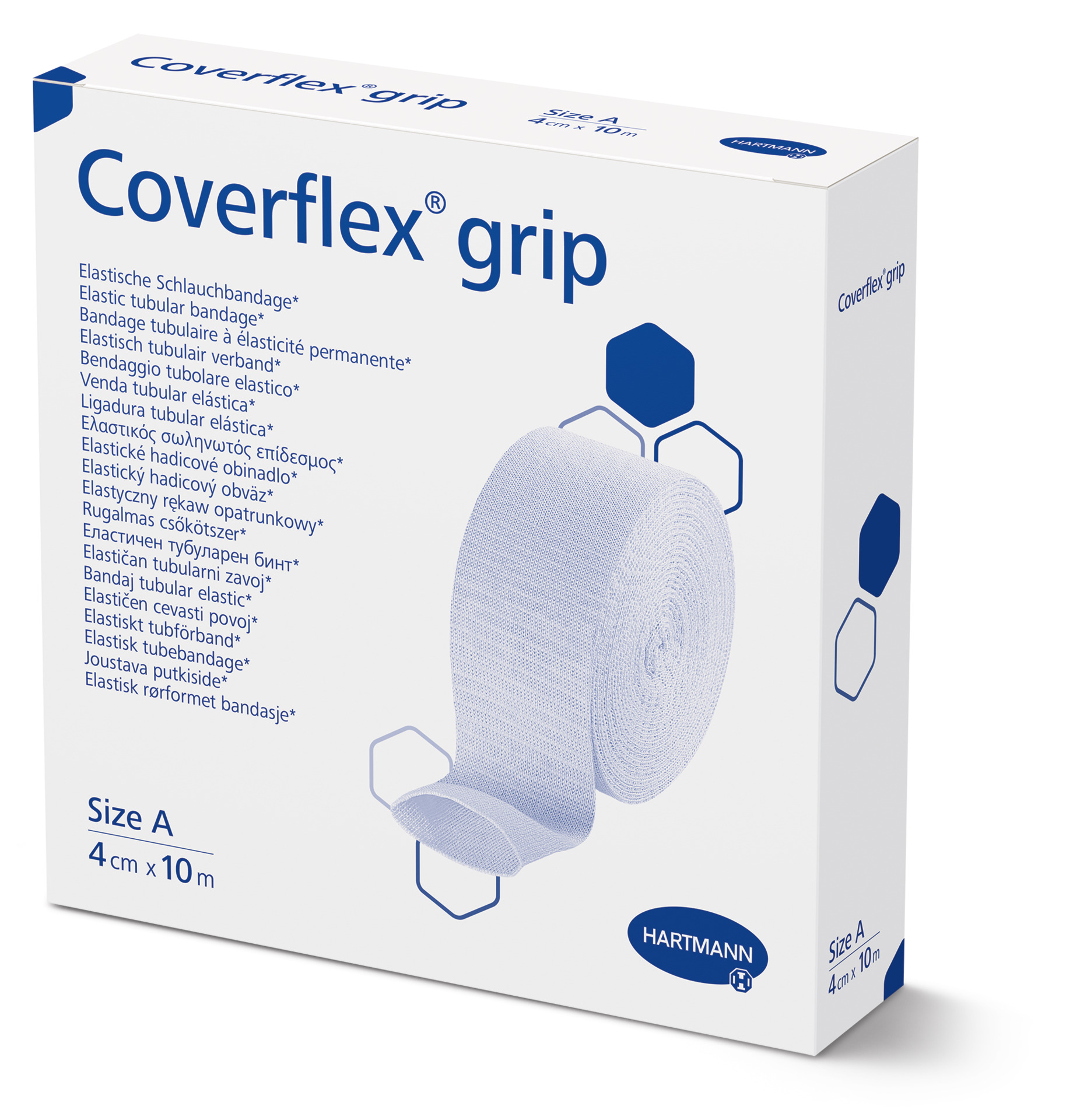 Coverflex grip - Elastische Schlauchbandage, Fixierung Wundauflagen, Unterstützt Gelenke
