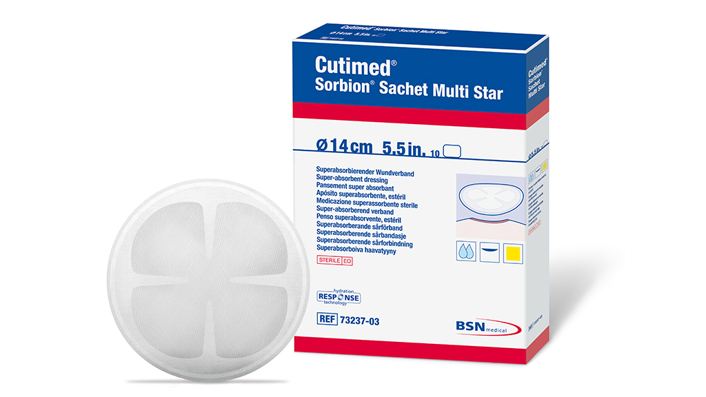 Cutimed Sorbion Sachet MultiStar - Superabsorbierender Wundverband