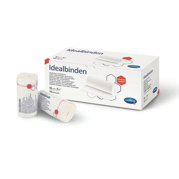 Idealbinden - textilelastisch mit kurzem Zug, Dehnbarkeit ca. 90 %