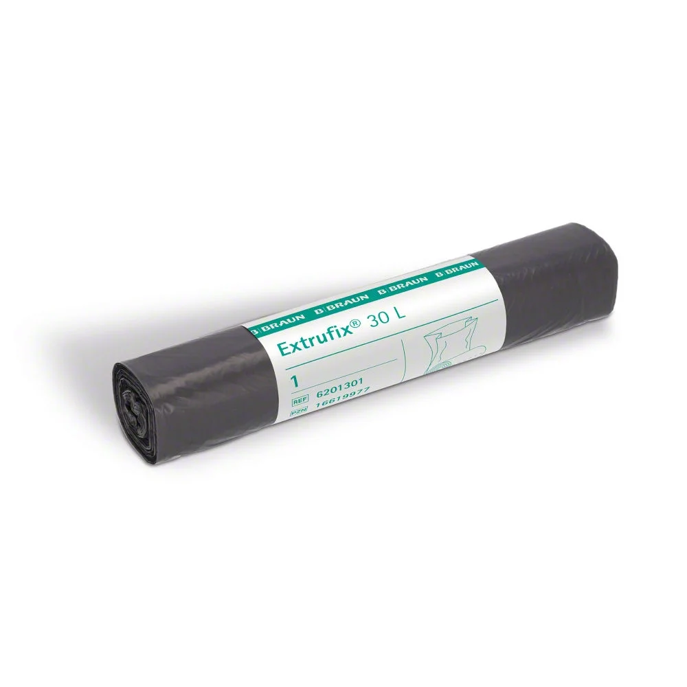 Extrufix Abfallbeutel - Grau auf Endlosrolle