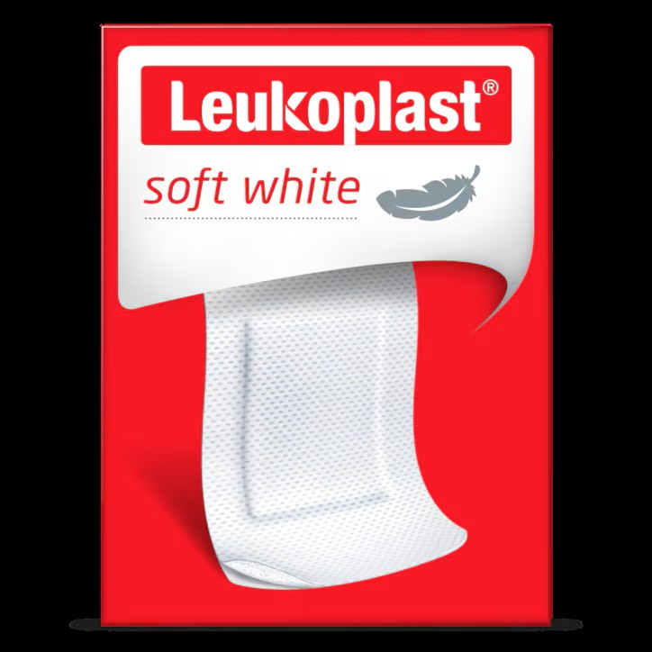 Leukoplast soft white - Wundschnellverband weiß, hautfreundlich, atmungaktiv, flexibel