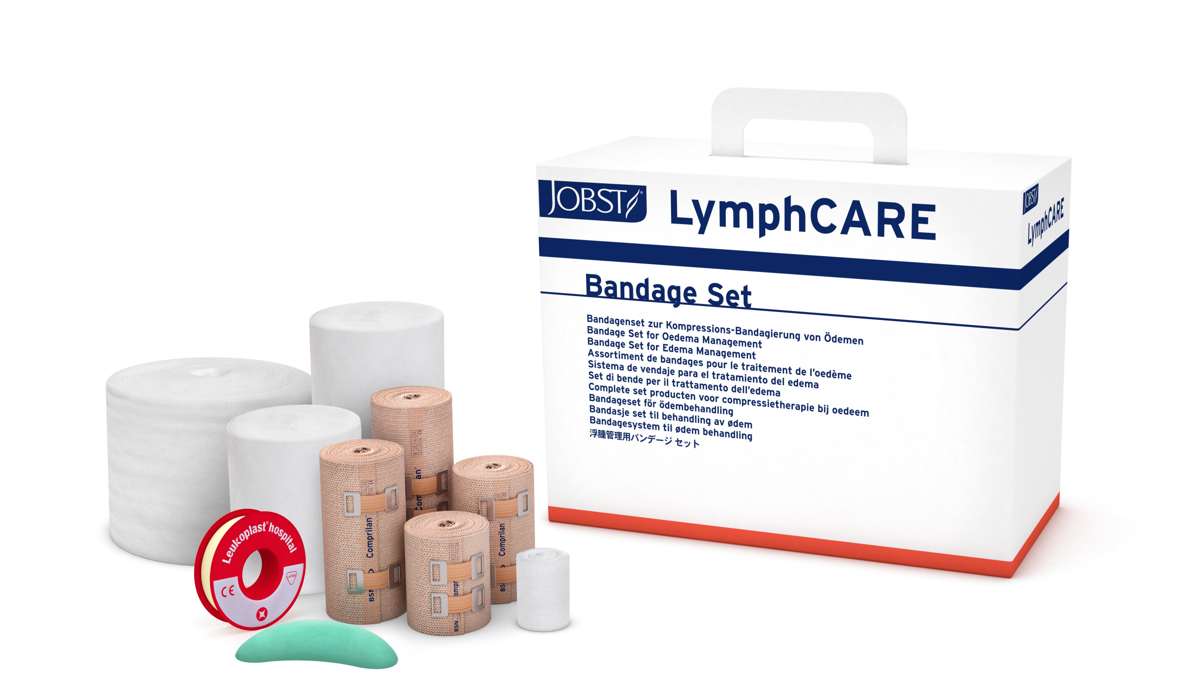 JOBST LymphCARE Bandagen-Set - Arm, Bein oder Unterschenkel bei Lymphödemen und Ödemen