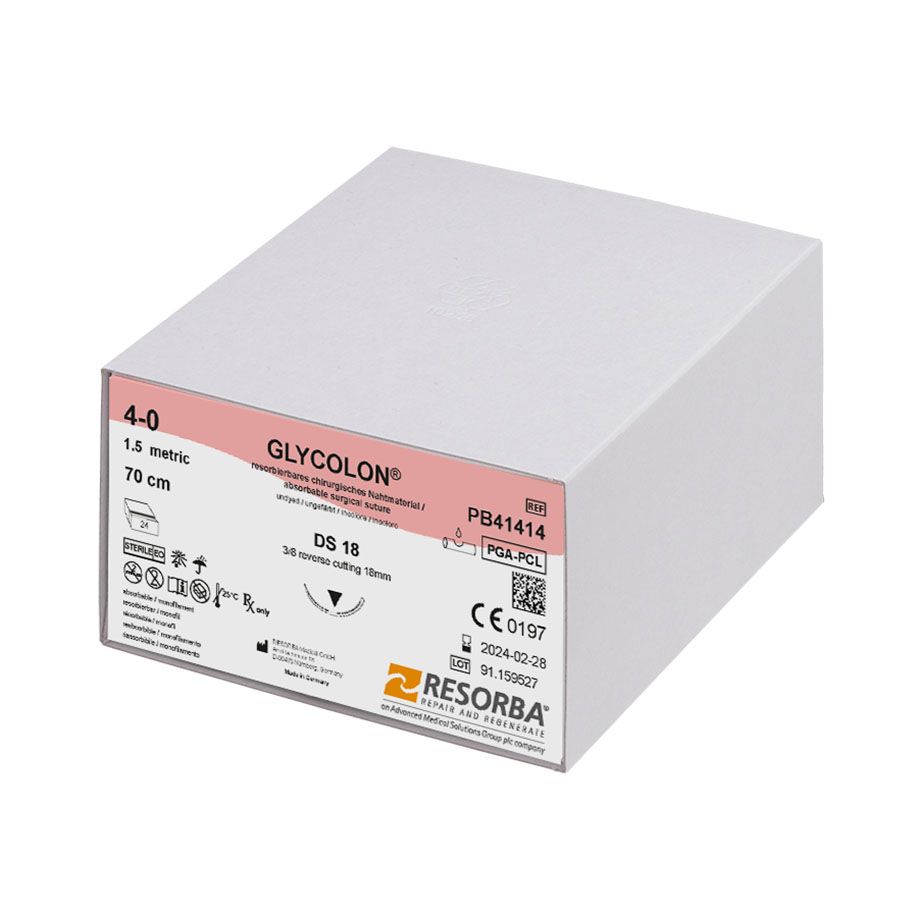 Glycolon DS18 - monofiles ungefärbtes Nahtmaterial, resorbierbar