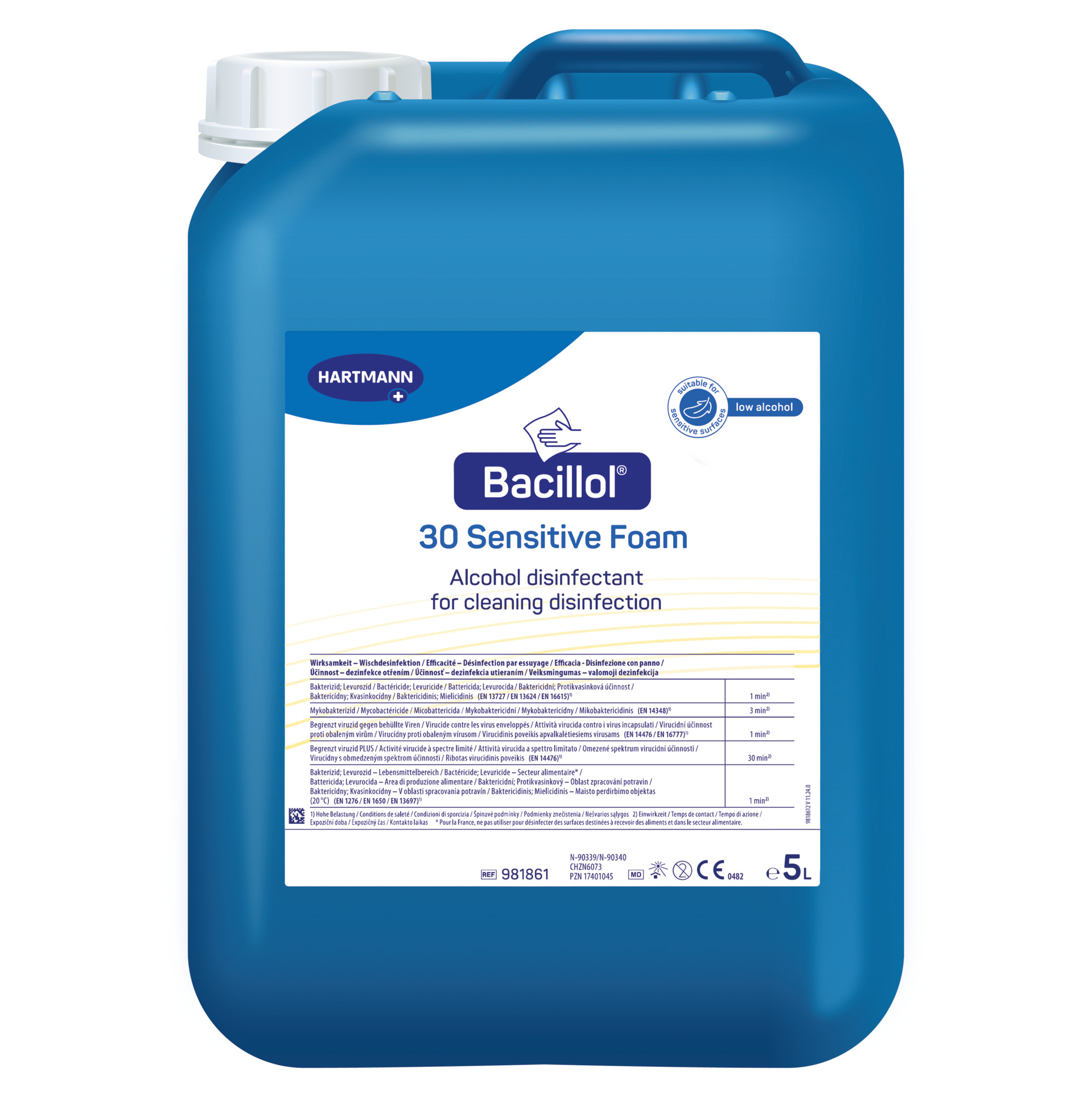 Hartmann Bacillol 30 Sensitive Foam - Materialschonendes Schnell-Desinfektionsmittel