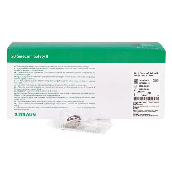 Surecan Safety II Sicherheitsportkanülen - Verwendung zur Langzeitinfusion