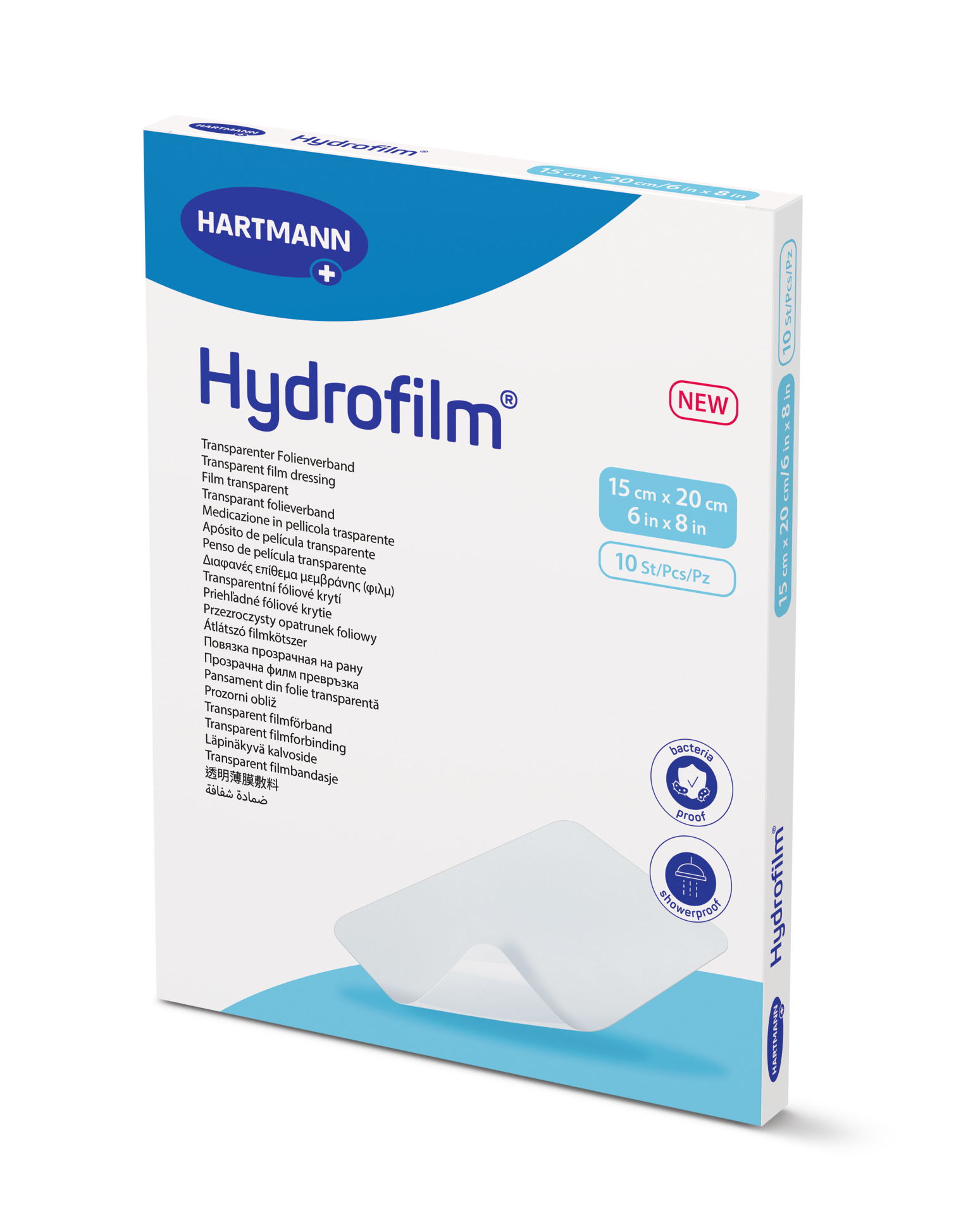 Hartmann Hydrofilm - Steriler Transparenter Folienverband, keim- und wasserdicht