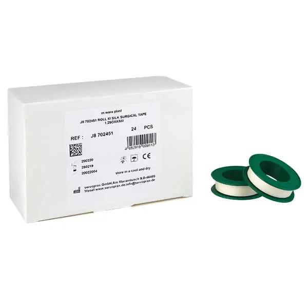 Seidenpflaster - Weißes, hypoallergenes Fixierpflaster