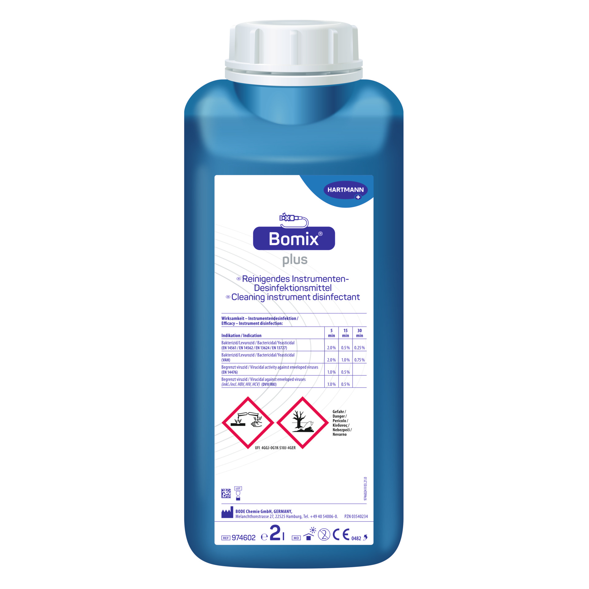 Bomix plus - Aldehydfreies Instrumenten-Desinfektionsmittel