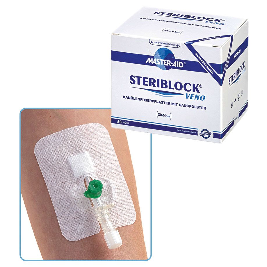 Steriblock Veno  6 x 8 cm - Kanülenfixierpflaster