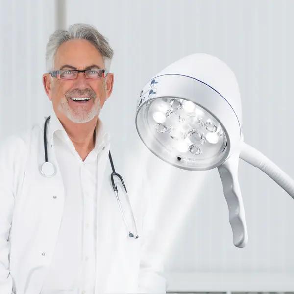 LED-Untersuchungsleuchte mit Flexarm - Wandmodell