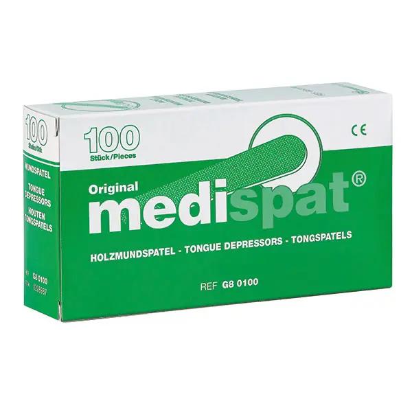 Medispat Holzmundspatel Standard - Splitterfreie Qualität - Nicht sterilisiert