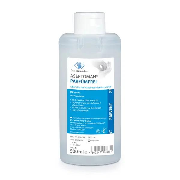 Aseptoman Parfümfrei - Alkoholisches Händedesinfektionsmittel
