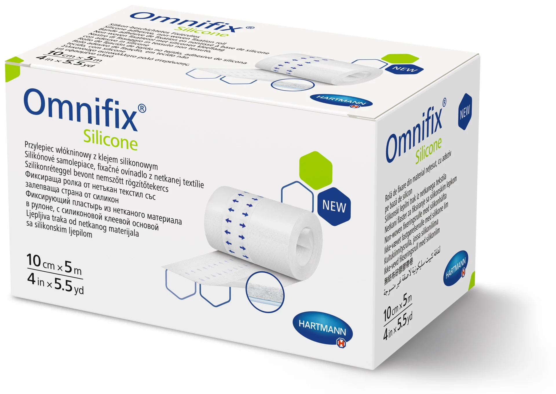 Hartmann Omnifix silicone - Selbstklebendes und Hautfreundliches Fixiervlies