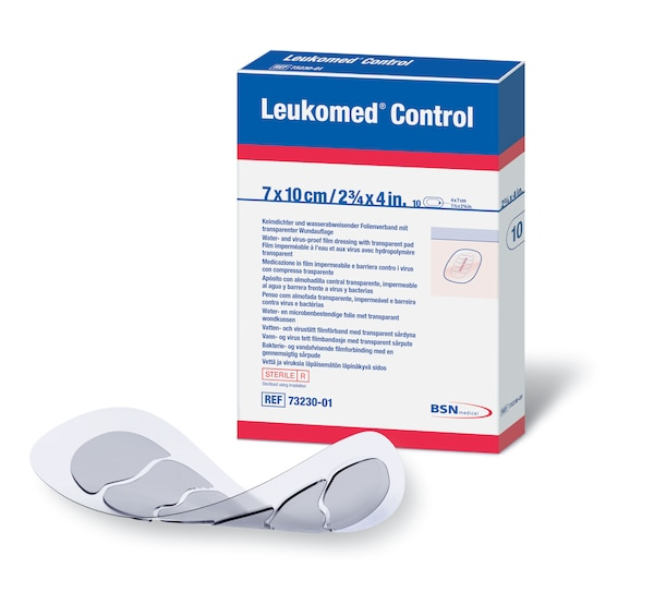 Leukomed Control - Steriler Wundverband, Transparentes Pflaster mit Gel-Inseln