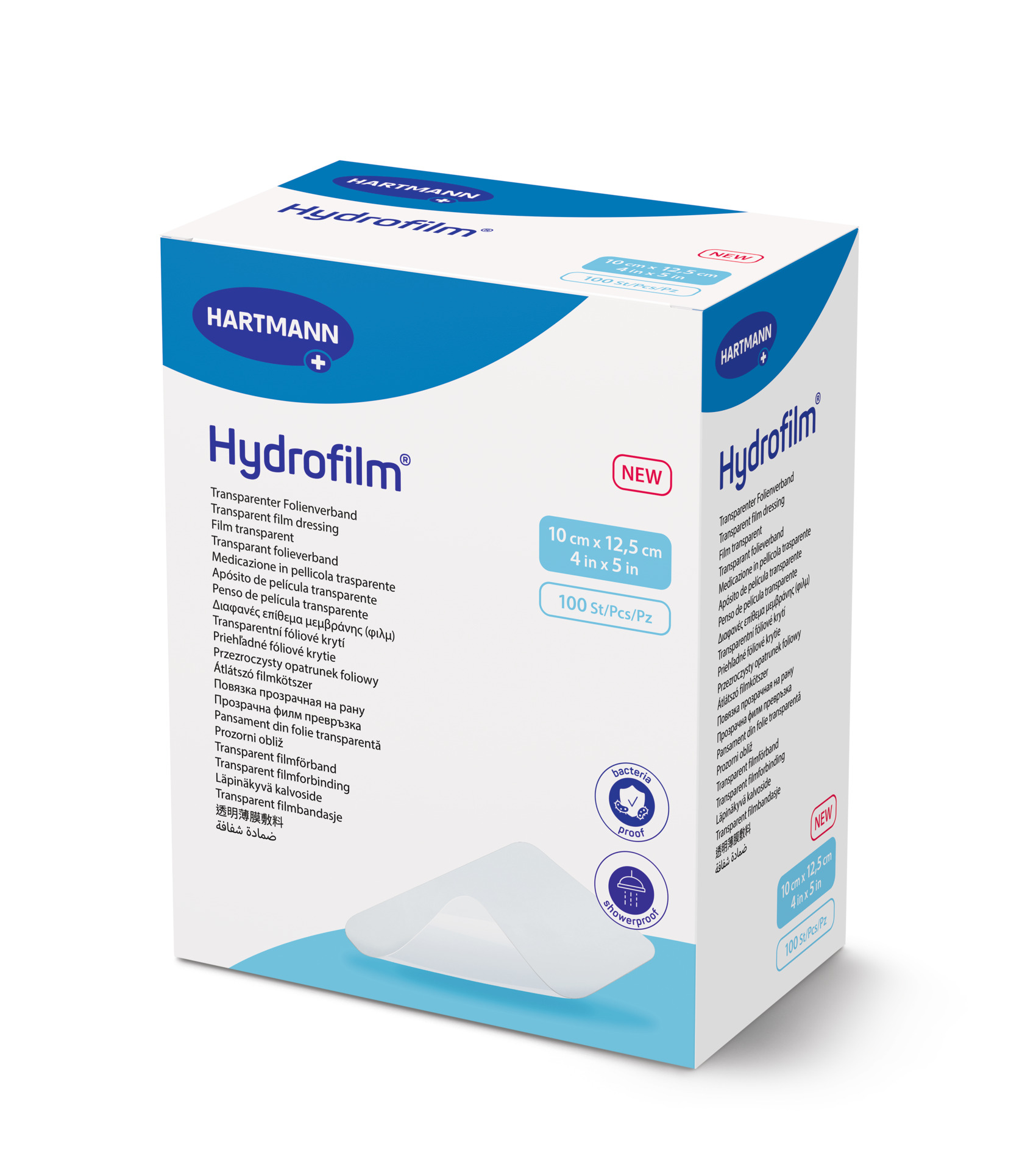Hartmann Hydrofilm - Steriler Transparenter Folienverband, keim- und wasserdicht
