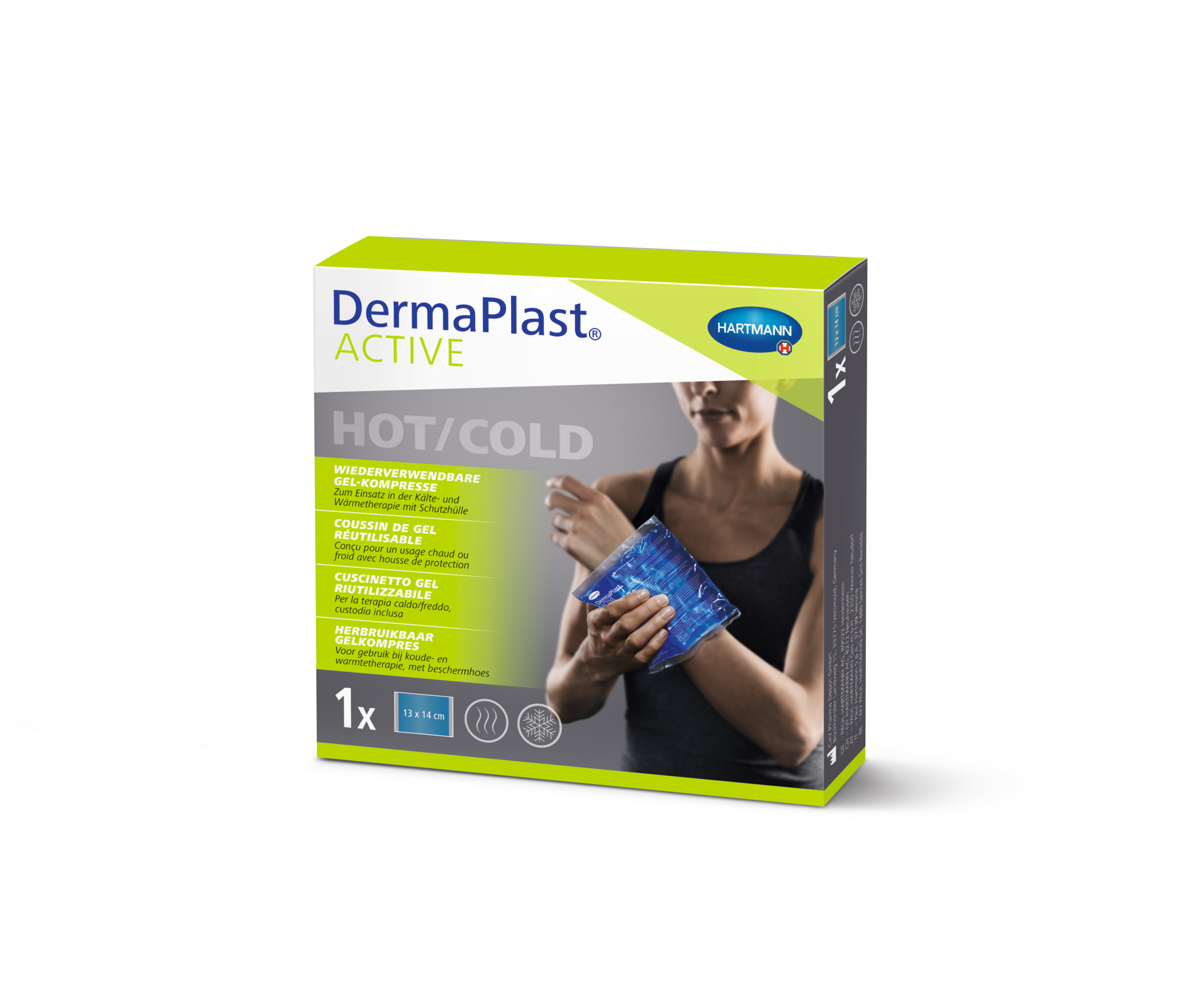 Hartmann DermaPlast Active Hot/Cold - Selbstklebendes Wärmepflaster zur Mehrfachanwendung