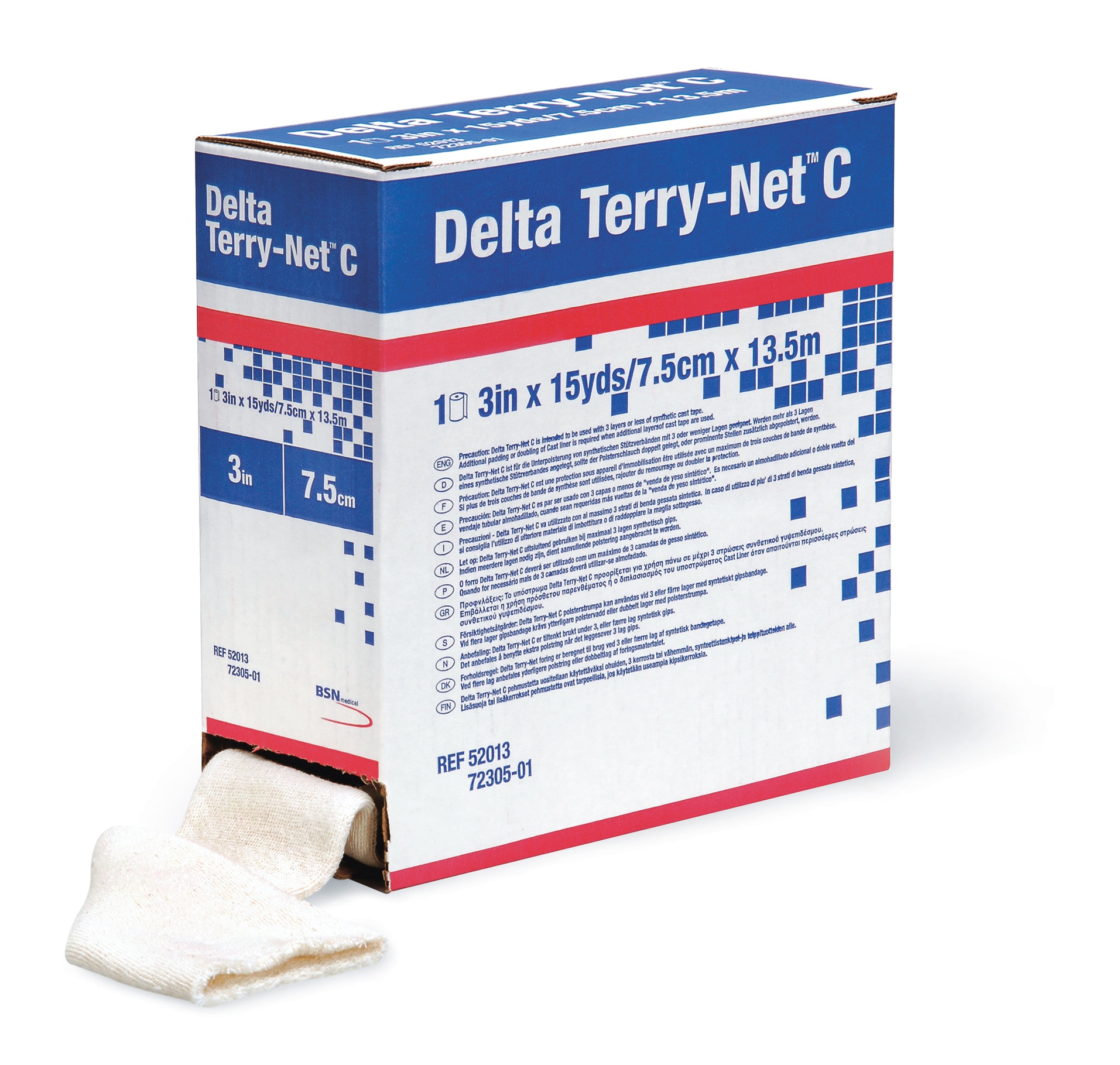 Delta Terry-Net C - Frotteeschlauch aus Baumwolle zur Unterpolsterung von Stützverbänden