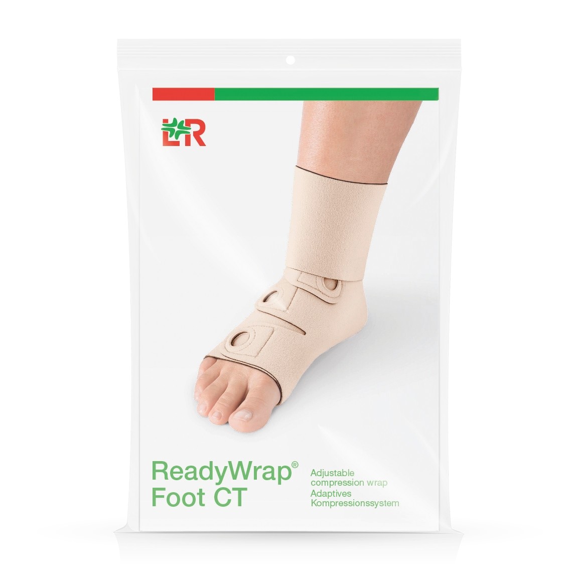 ReadyWrap Foot CT - Medizinisches Adaptives Kompressionssystem, latexfrei