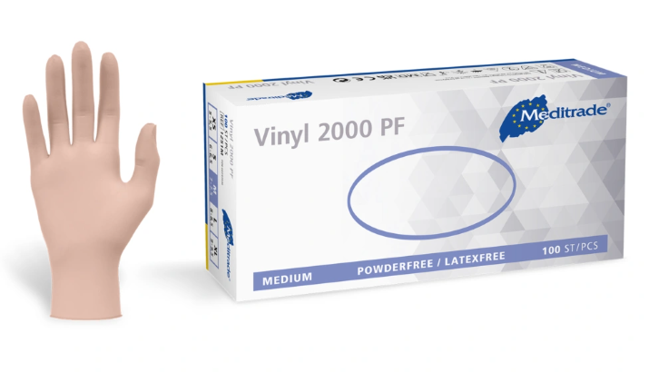 Einmaluntersuchungshandschuhe Vinyl 2000 PF - Latexfrei, puderfrei, unsteril
