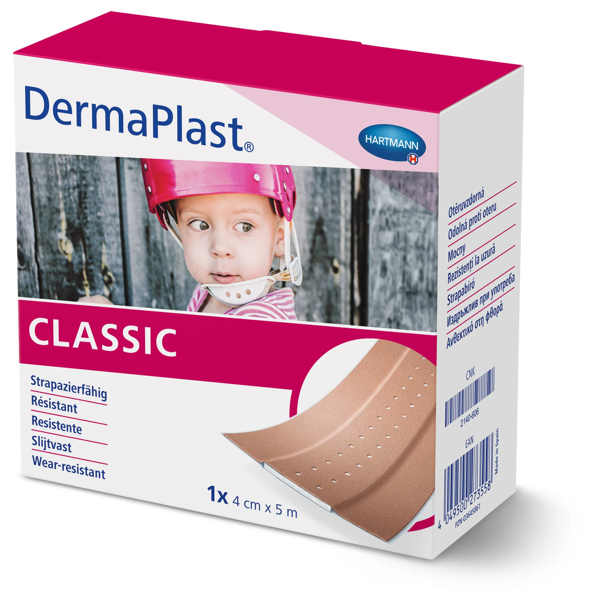 Hartmann DermaPlast Classic - Hypoallergenes Wundpflaster - Wasserabweisend imprägniert