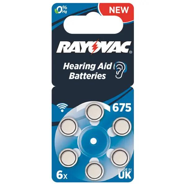 Rayovac Hörgeräte-Batterien - Quecksilberfrei