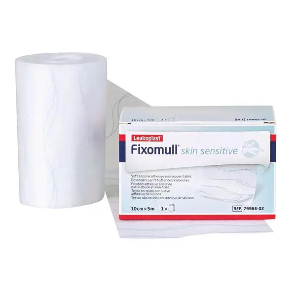 BSN Fixomull Skin Sensitive Fixierverband - zur vollflächigen Verbandfixierung, Latexfrei