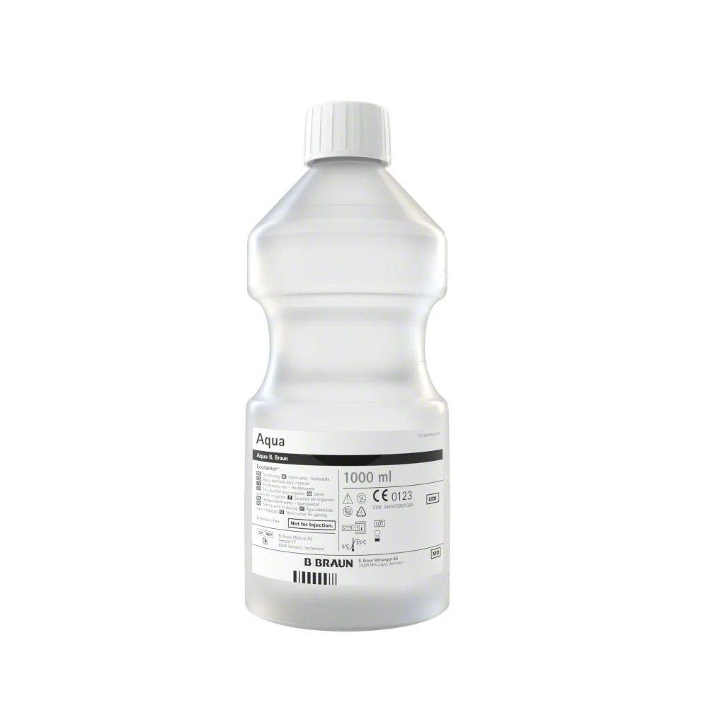 B.Braun Aqua - Spüllösung, steril und endotoxinfrei, 6 x 1000 ml