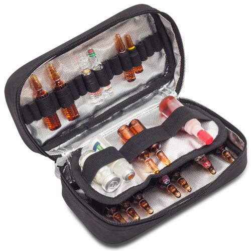 DOCTORS Arzttasche, schwarz - Polyester, 40 x 30 x 16 cm, Volumen ca. 18,5 Liter
