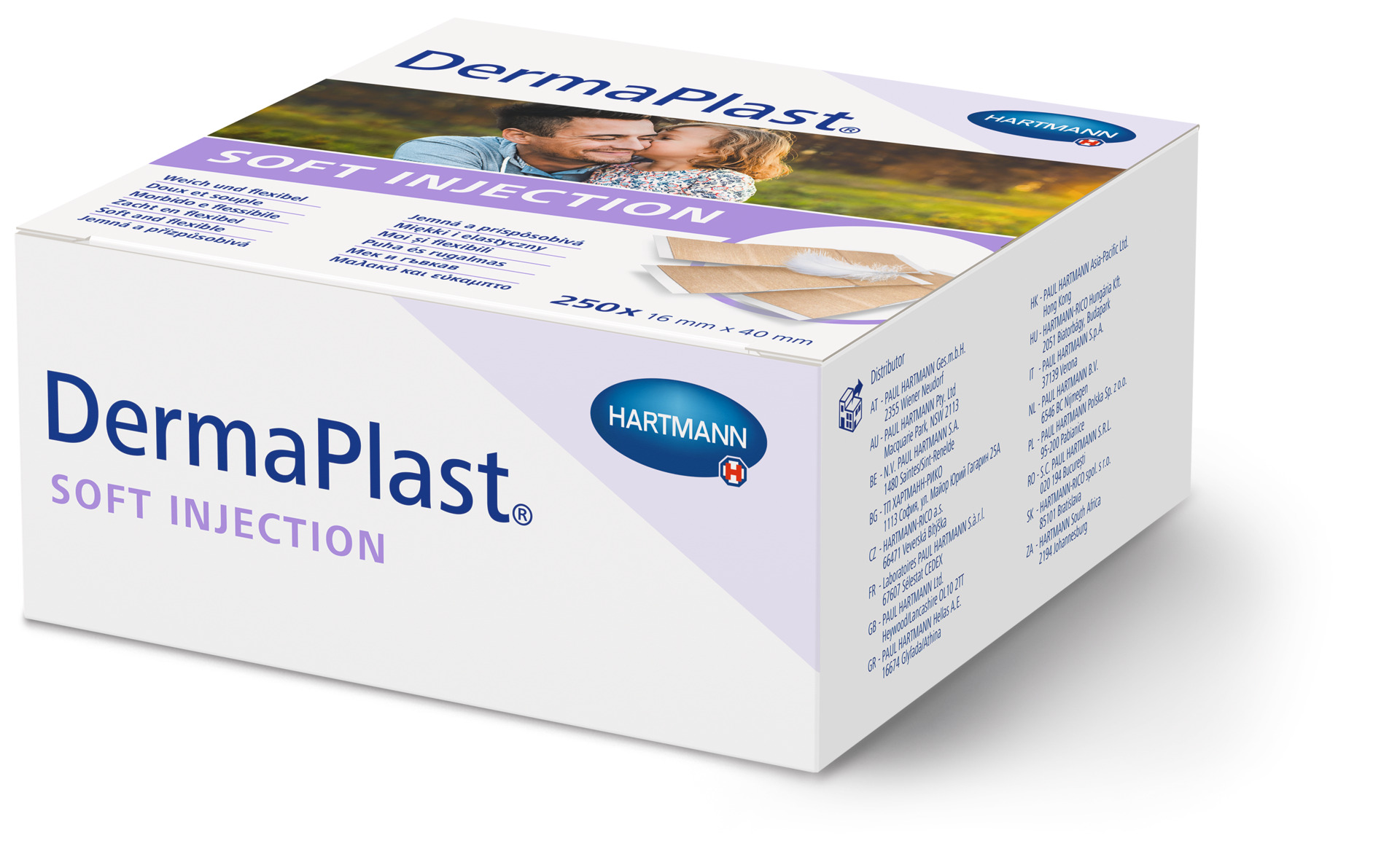 Hartmann DermaPlast Soft Injection - Injektionspflaster aus weichem Vliesstoff